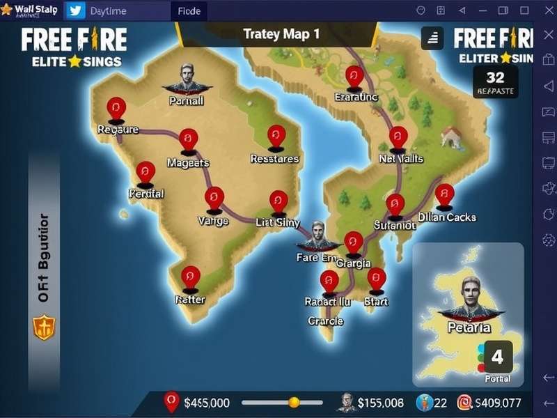 Free Fire Elite Warriors strategy map
